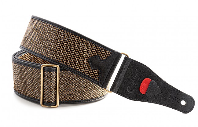 Jewel Gold Guitar Strap | Shiny & High-Quality Design1